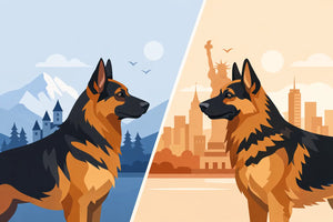 European vs American German Shepherd