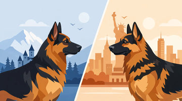 European vs American German Shepherd