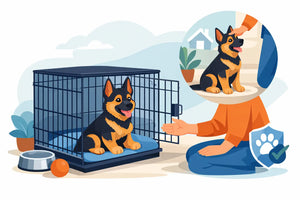 How to Crate Train a Shepherd Puppy With Confidence