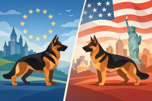 European Bloodline Versus American Bloodline Shepherds
